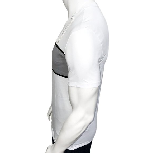 NWT CALVIN KLEIN AUTHENTIC MEN'S WHITE CREW NECK SHORT SLEEVE T-SHIRT SIZE L - Picture 3 of 6